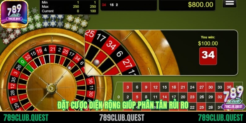 Đặt cược diện rộng giúp phân tán rủi ro